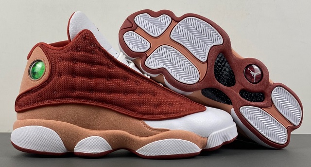 Air Jordan Retro 13 XIII SuperA Dune Red - Click Image to Close